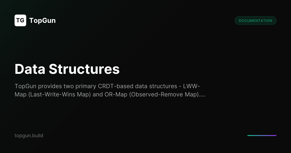 Data Structures | TopGun Docs