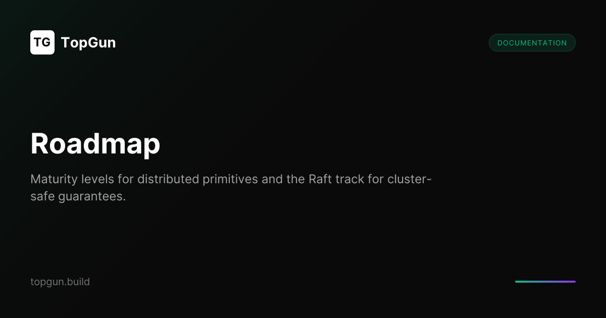 Roadmap | TopGun Docs